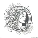 Life goes on tattoo design idea