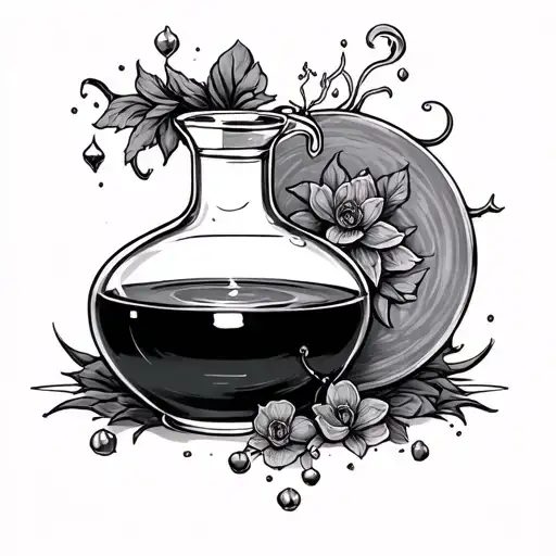 Magic Potion tattoo design idea