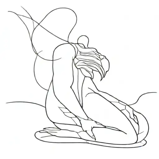 00:00 with lines going tattoo design idea