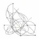 00:00 with lines going tattoo design idea