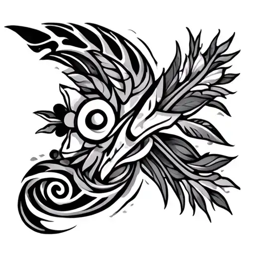 canary islands tribal design tattoo design idea