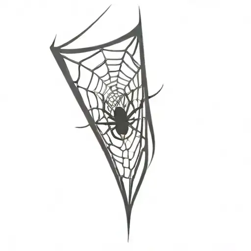 Filler Spider Webs tattoo design idea