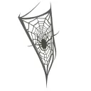Filler Spider Webs tattoo design idea