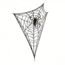 Filler Spider Webs tattoo design idea