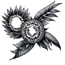 jewel of the Nile river tattoo design idea