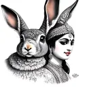 Hare Rama Hare Krishna tattoo design idea