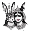 Hare Rama Hare Krishna tattoo design idea