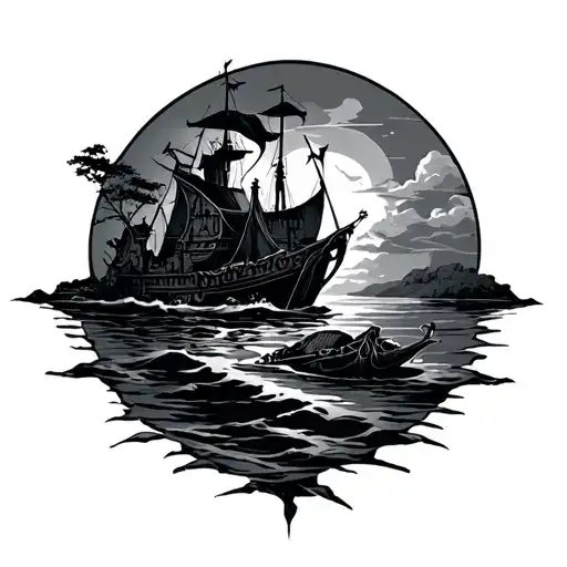 Neverland tattoo design idea
