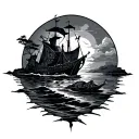 Neverland tattoo design idea
