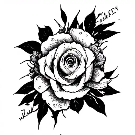 no risk no story tattoo design idea