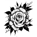 no risk no story tattoo design idea