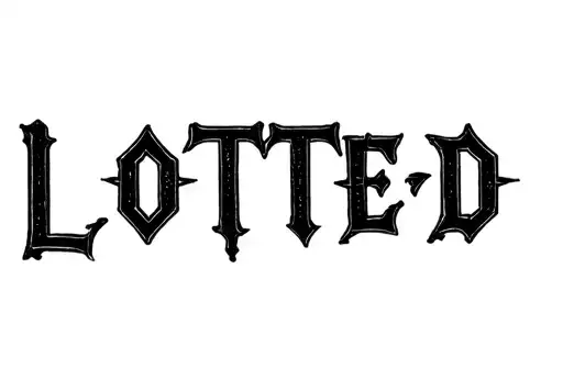 "Lotted" tattoo design idea