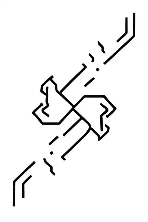 electrician symbol tattoo design idea