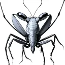 Mantis tattoo design idea