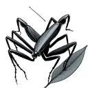 Mantis tattoo design idea