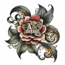 adriana name tattoo design idea