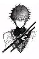 Bleach anime zanpakuto tattoo design idea