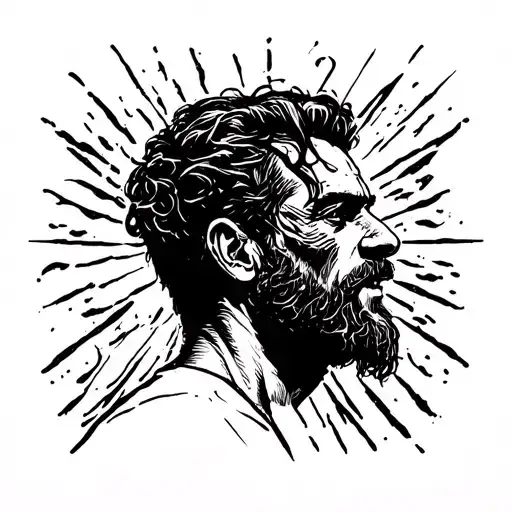 be the man they fear  tattoo design idea