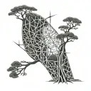 baobab tree tattoo design idea