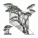 baobab tree tattoo design idea