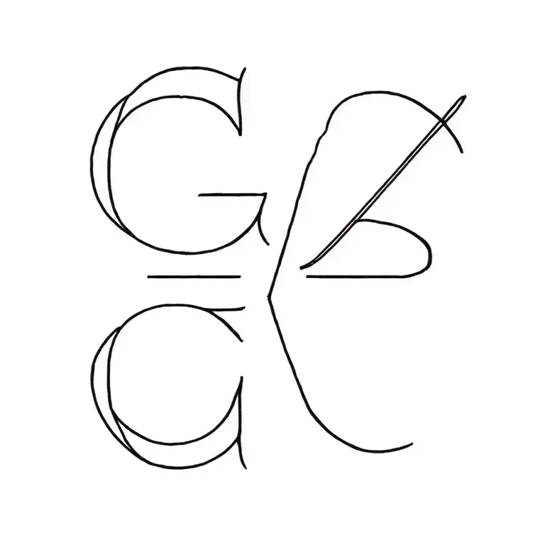 A "god is greater than the highs and lows" design eg G>^v tattoo design idea
