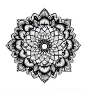 Mandala tattoo design idea
