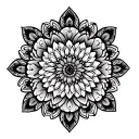 Mandala tattoo design idea