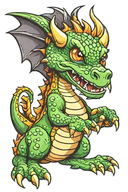 baby dragon tattoo tattoo design idea