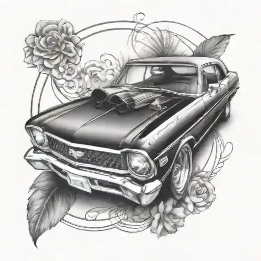 Chevy Nova tattoo design idea
