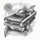 Chevy Nova tattoo design idea