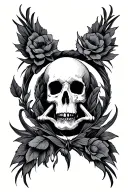 If you want peace with this parabellum tattoo design idea