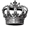 Prince Crown tattoo design idea