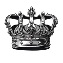 Prince Crown tattoo design idea