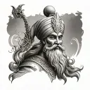 aslan baba deep singh tattoo design idea