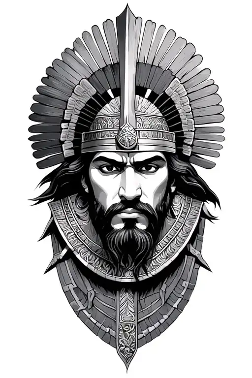 Babylon Assyrian warrior aramic original langaue Ashurbanipal Nebuchadnezzar tattoo design idea
