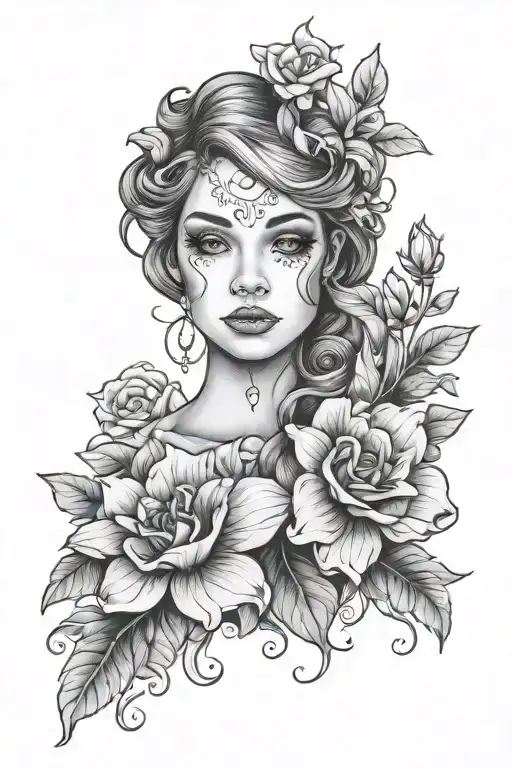 Melissa tattoo design idea