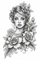 Melissa tattoo design idea