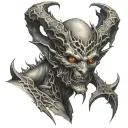 Shadow Demon Lord tattoo design idea