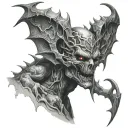 Shadow Demon Lord tattoo design idea