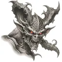 Shadow Demon Lord tattoo design idea