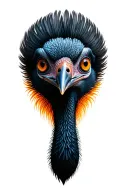 emu tattoo design idea