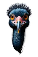 emu tattoo design idea
