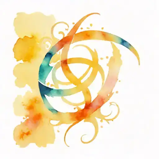 adoption symbol tattoo design idea