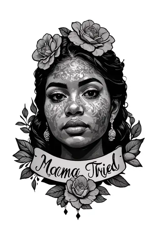 Mama Tried tattoo design idea