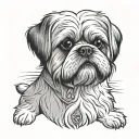 shih tzu Hyundai land rover tattoo design idea