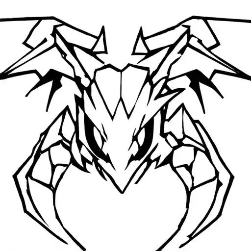 Pokemon Shiny Rayquaza Pokemon tattoo design idea