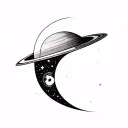 Filler Space tattoo design idea