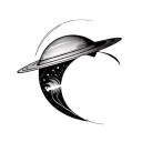 Filler Space tattoo design idea