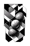 chestnut cubism tattoo design idea