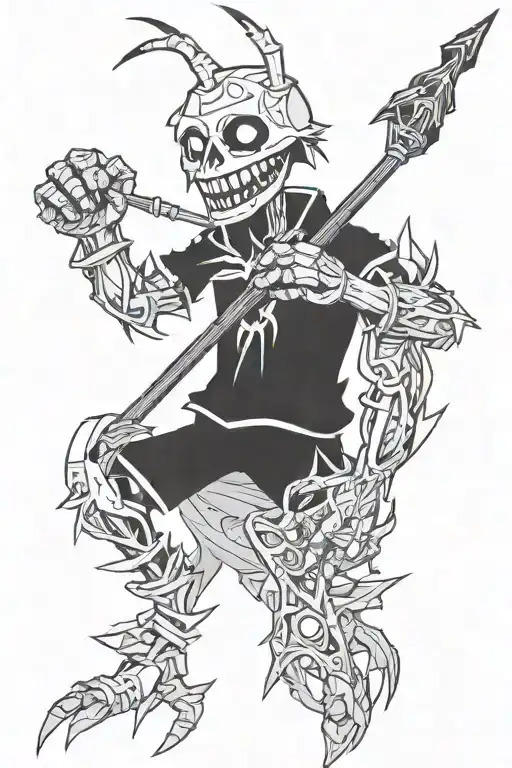 fiddlesticks league of legends champion tattoo design idea